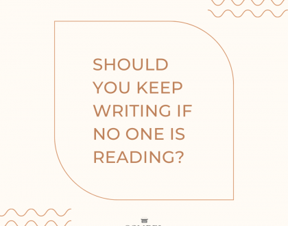 Have you struggled with wondering if your writing matters? You are not alone! As writers, when people read and engage with our words it can have a huge impact on our craft. Here are two important reminders to take to heart when it feels as if no one is reading your writing!