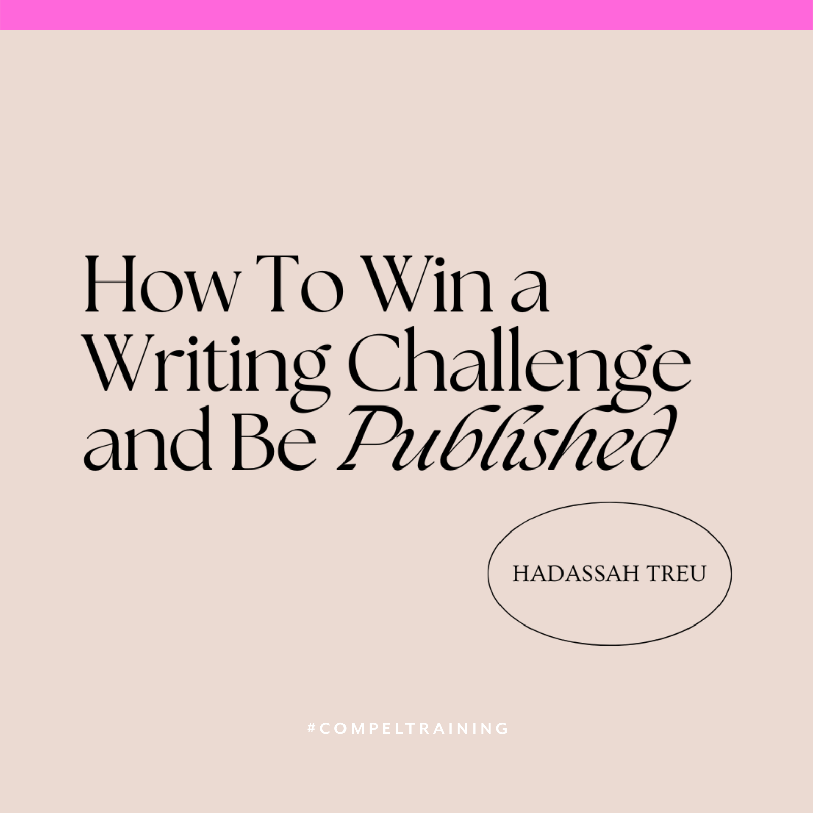 How To Win a Writing Challenge and Be Published