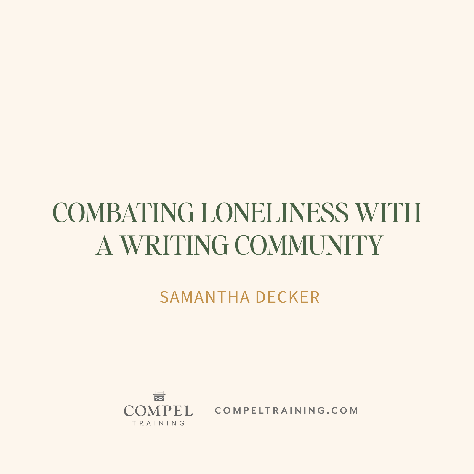 Being a writer can oftentimes feel like we’re living on a deserted island. The act of writing is generally something we do alone, after all. But there’s amazing news! We don’t have to navigate this writing world all by ourselves. Read more to glean three benefits of finding community in your writing journey.