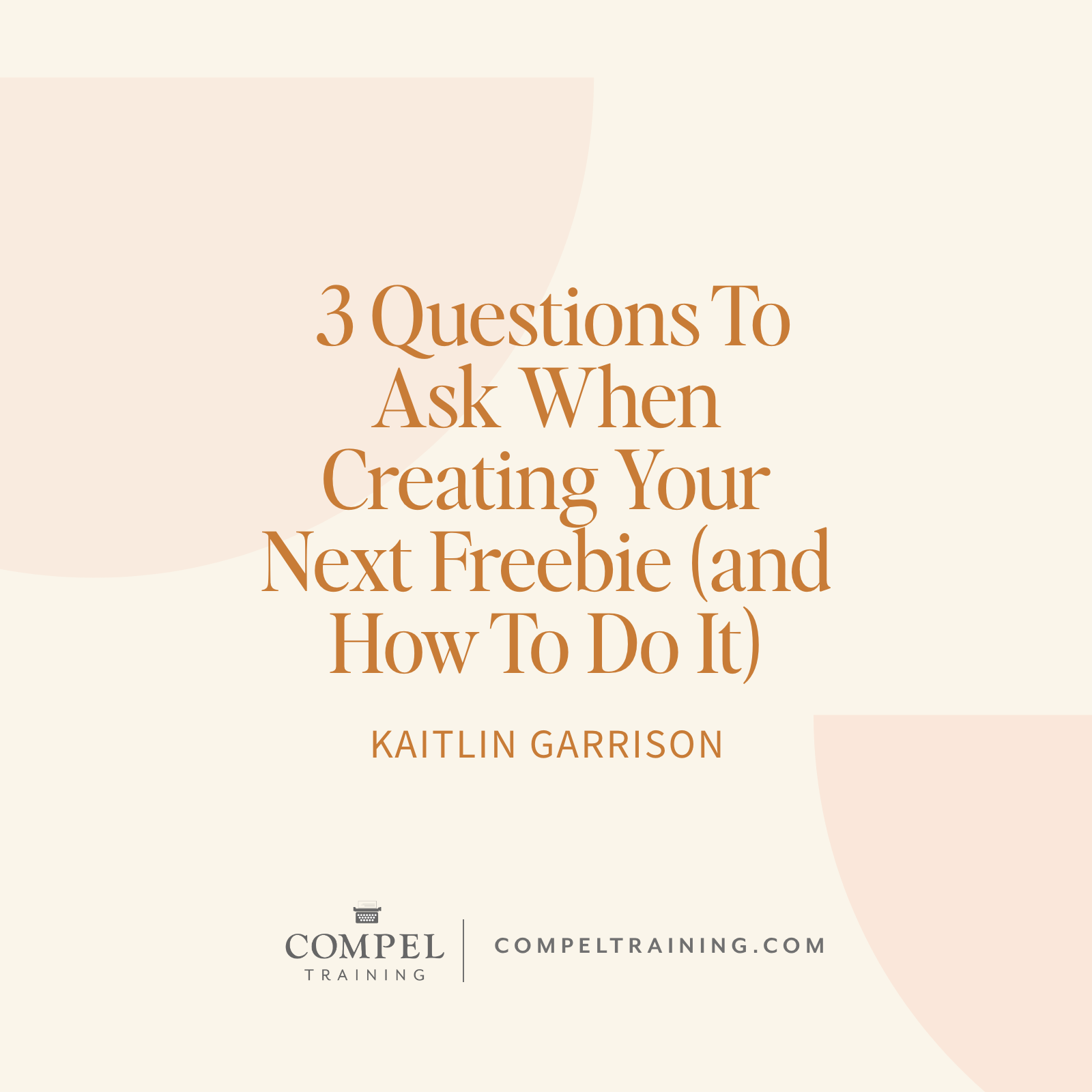 What are freebies, and how do we create them? If you have these questions, friends, then you can stop right here! Look no further because in this week’s blog post, we will learn how to make our own freebies, while also figuring out how to make the right ones to capture our target audience.