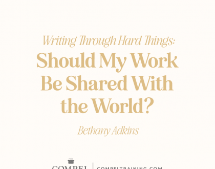 During our writing journey, we will inevitably have times of questioning whether or not to share certain struggles or stories. Hard times can be uncomfortable and painful to relive on the page. Here are a few practical tips to help you determine if a piece of writing is meant to be shared or if it was simply meant for you.