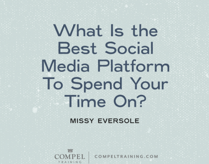 One question we get asked a lot is, “Which social media platform should I use and why?” We’re pleased to tell you that there is no one-size-fits-all answer. It all depends on you. So, my friends, you asked it. We answered! Here are a few questions to ask yourself as you not only choose but begin to maximize your time on your chosen social media platform!