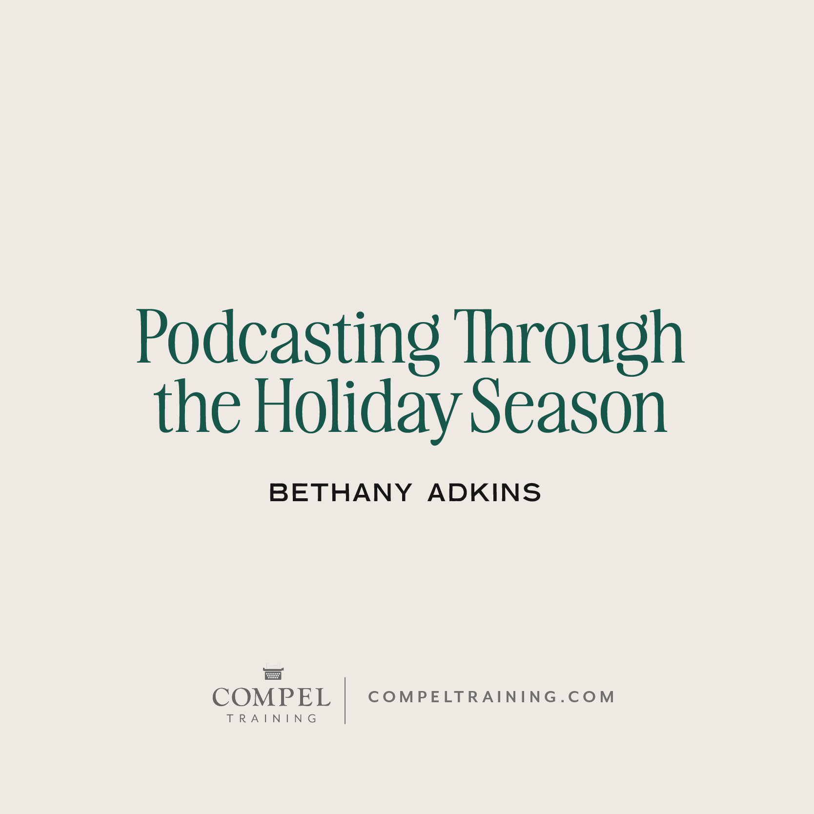 It’s the holiday season once again, and the big question for podcasters is how to embrace it? Should you take a break? Should you do a holiday series? The options seem endless. Here are a few ideas to set up a successful plan for your podcast this holiday season!