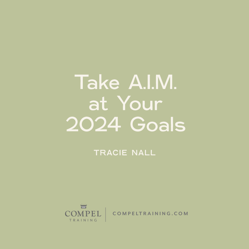 With the new year comes new goals and dreams when it comes to our creativity and writing. But with those new aspirations, discouragement can easily creep in. If you are ready to move forward in 2024, here are three ways you can set goals that you will actually accomplish by taking A.I.M. ...