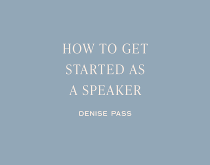Do you have a desire to become a speaker? Getting started can be overwhelming and scary. You won’t want to miss this advice from seasoned speaker Denise Pass! Here are some of her best tips that have helped her grow her speaking ministry and speak at women’s events and conferences across the nation.